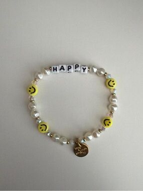 Happy Little Words Project bracelet